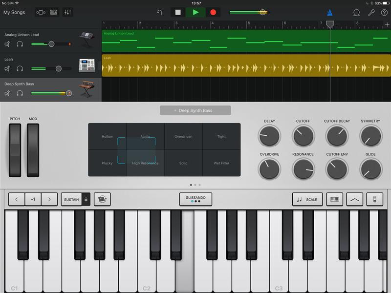 How to get garageband projects from ipad to mac